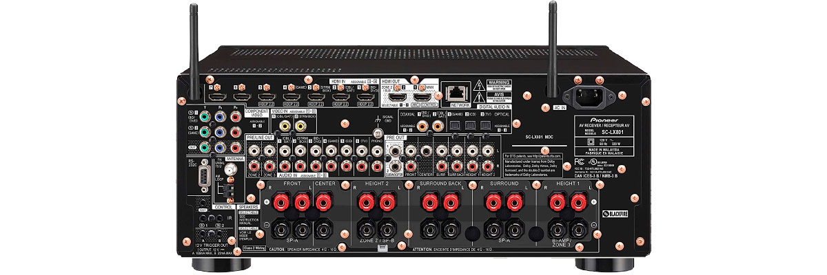 Pioneer SC-LX801 connections