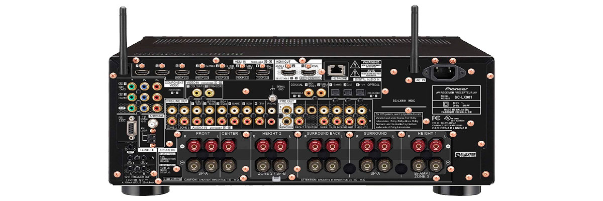 Pioneer SC-LX901 connections